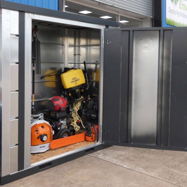 tool battery site charging locker