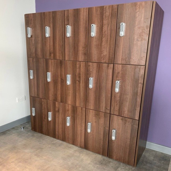 timber wood mfc door lockers