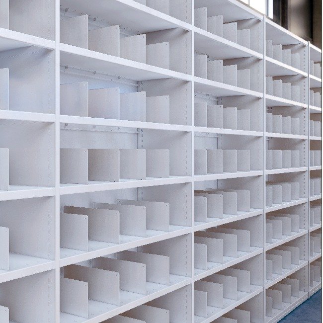 ikon delta mistral office clip shelving