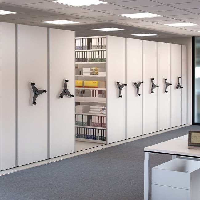 kinetic ikon mobile office filing shelving