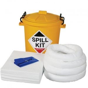 65 Litre Oil & Fuel Spill Kit in Drum