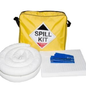 spilltek astraspill fentex 50 litre oil and fuel spill kit in shoulder bag