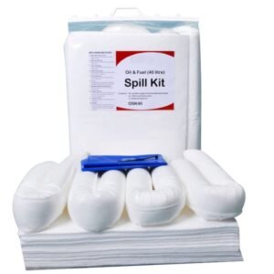 spilltek astraspill fentex 40 litre oil & fuel spill kit in clip top bag