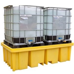romold bb2fw ibc spill pallet with 4 way forklift access