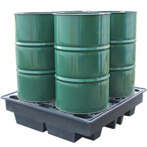 romold bp4lr 4 drum spill pallet low profile recycled