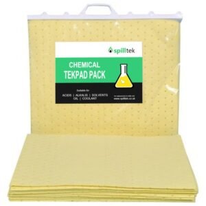 Spilltex Padtek Fentex Essentials chemicalAbsorbent Pads