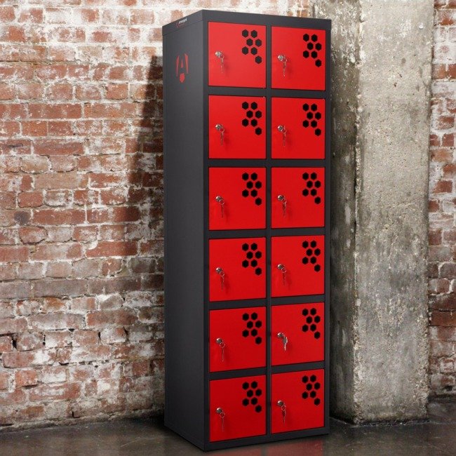 tool battery site charging locker